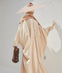 Farasha Open Style PEARL STRETCH - Cream