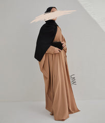 Farasha Open Style PEARL STRETCH - Latte
