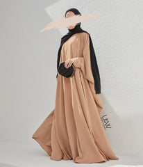 Farasha Open Style PEARL STRETCH - Latte