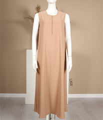 Slip Dress Pearl Stretch - Latte