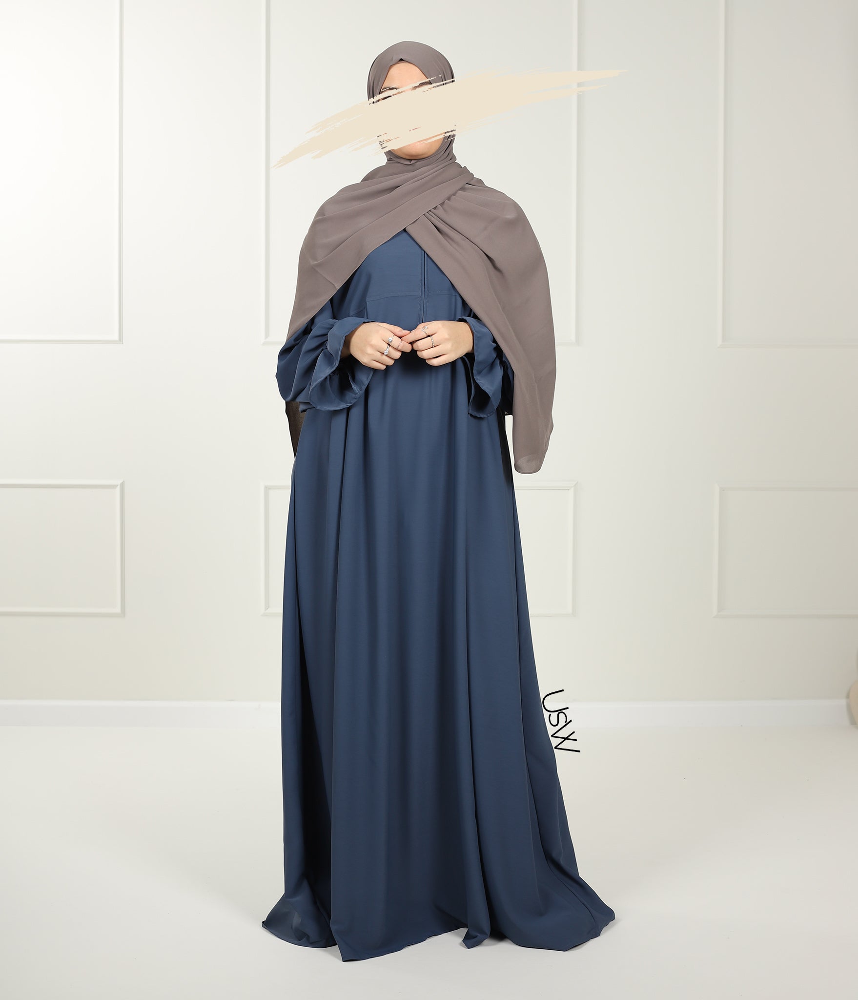 Jilbab Capsule Coll Rubayq - Jeans Blue