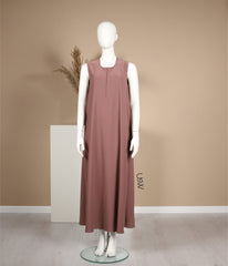 Slip Dress Pearl Stretch - Mink