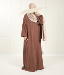 Natural NILA Abaya - Cacao