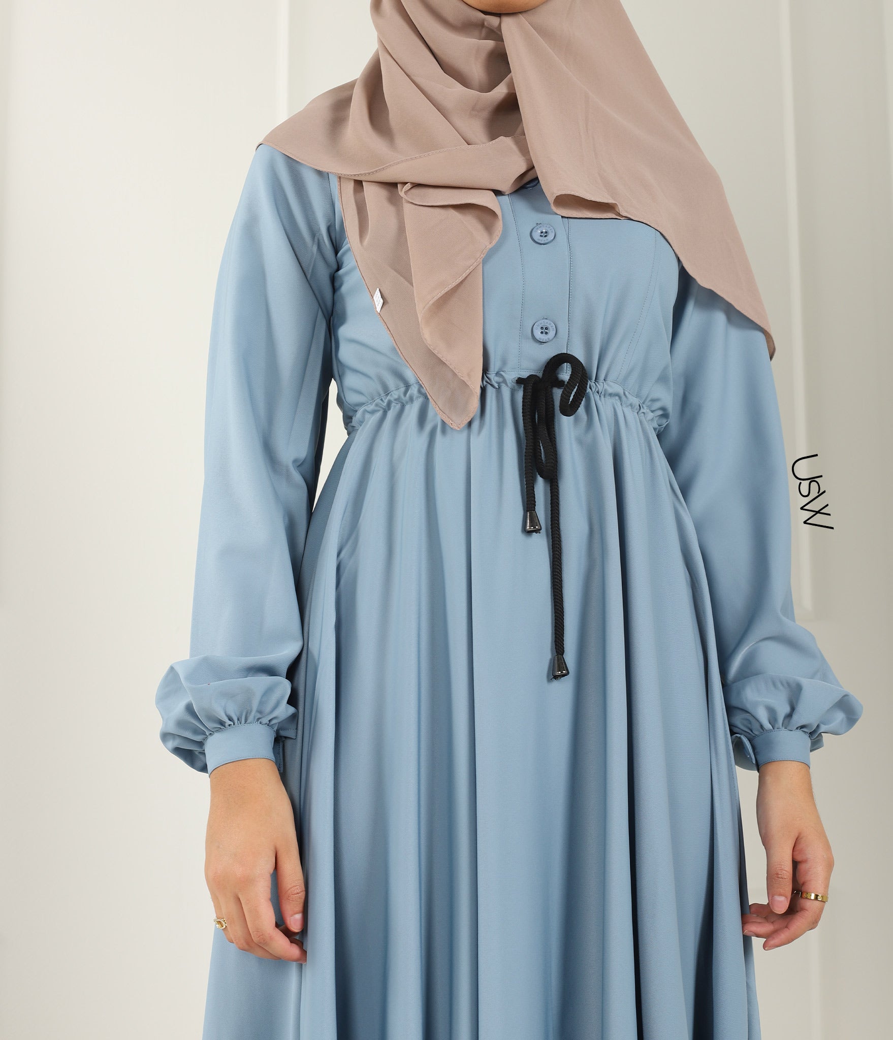 Abaya  Light Blue