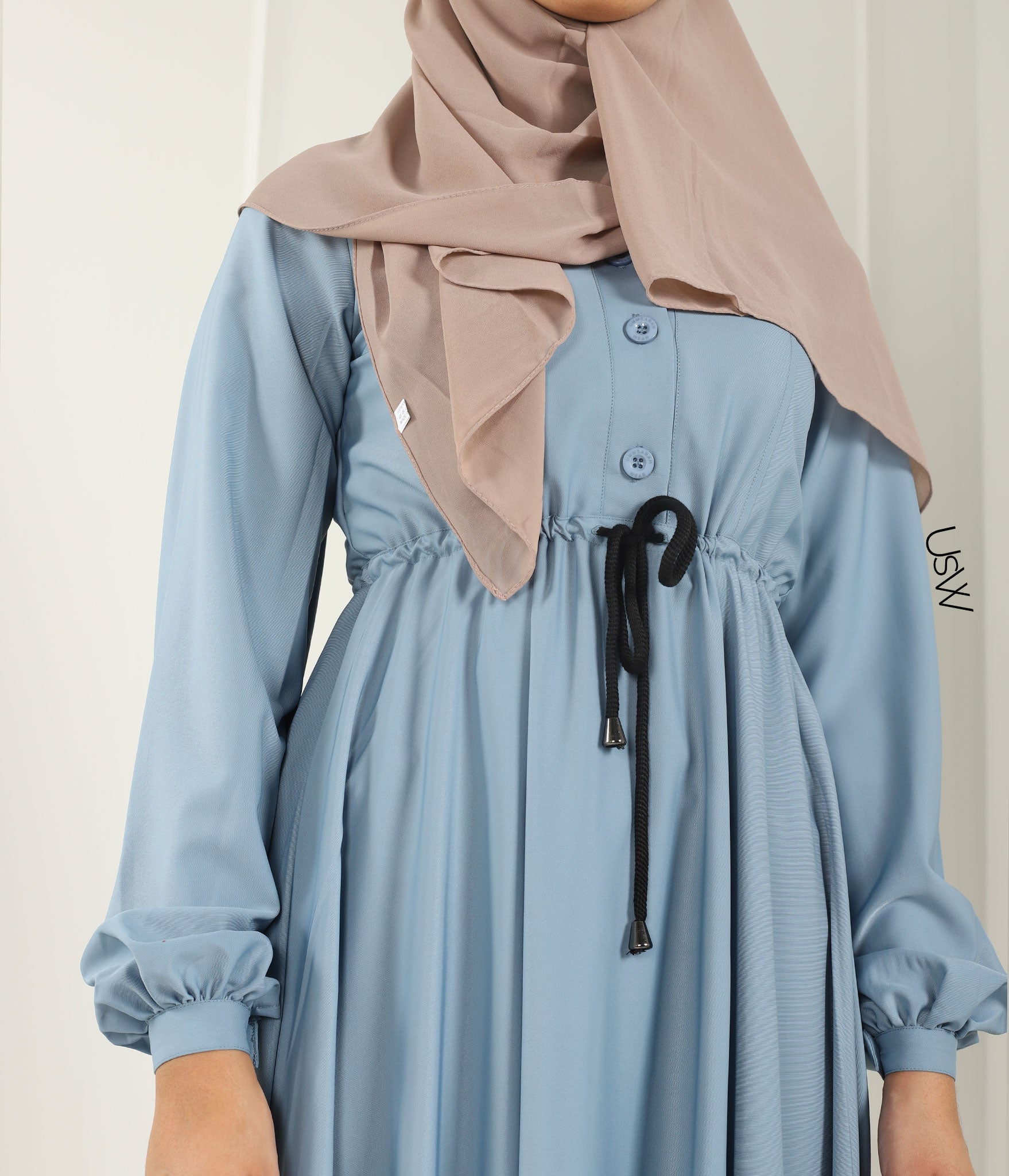 Abaya Maleekah Aaliia - Light Blue