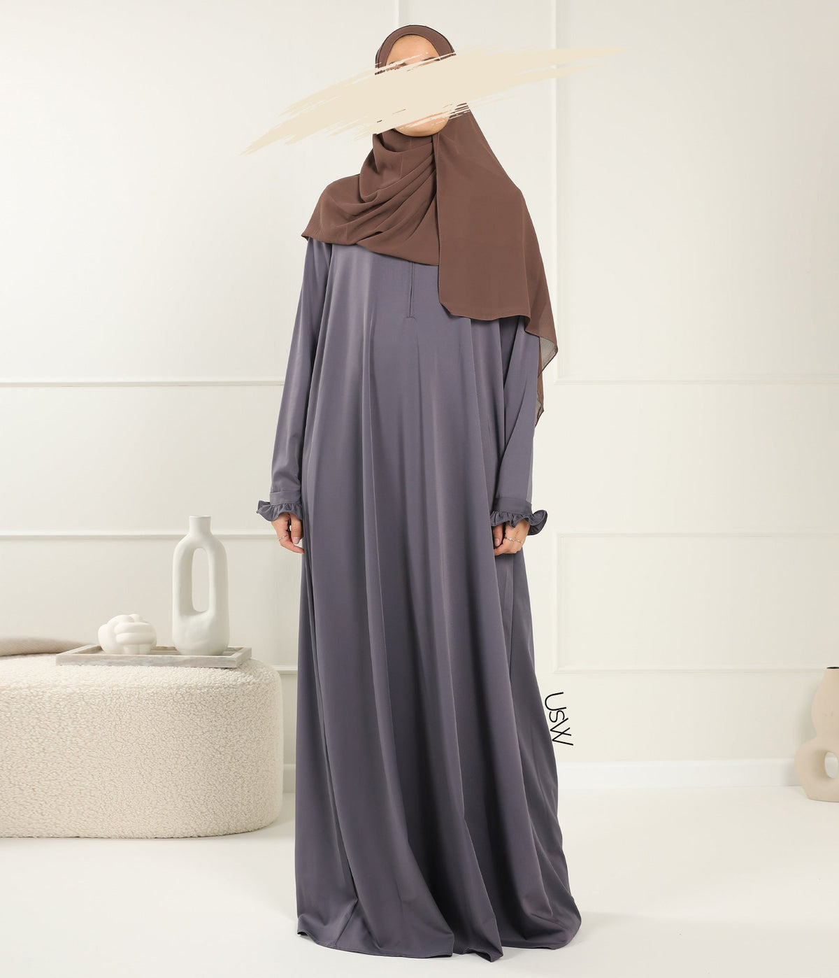 A-Lijn Abaya Aaliia Samha - Dark Grey