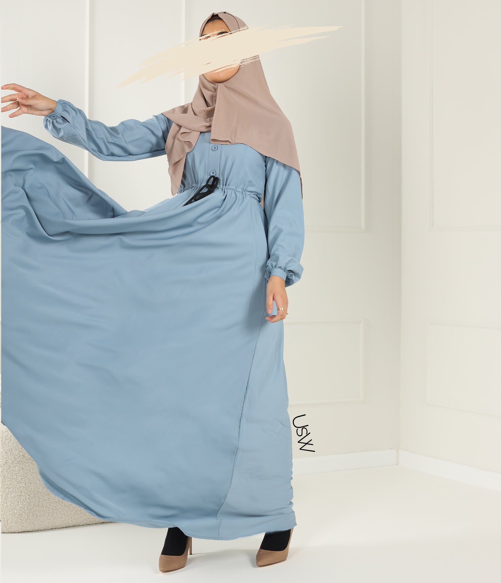 Abaya - Light Blue