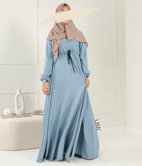 Abaya Maleekah Aaliia - Light Blue