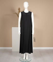 Slip Dress Pearl Stretch - Black