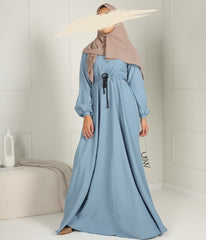 Abaya Maleekah Aaliia - Light Blue