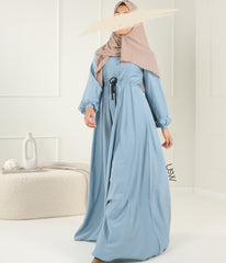 Abaya Maleekah - Light Blue