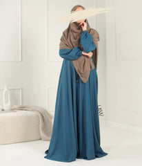 Abaya Maleekah Aaliia - Blue Peacock