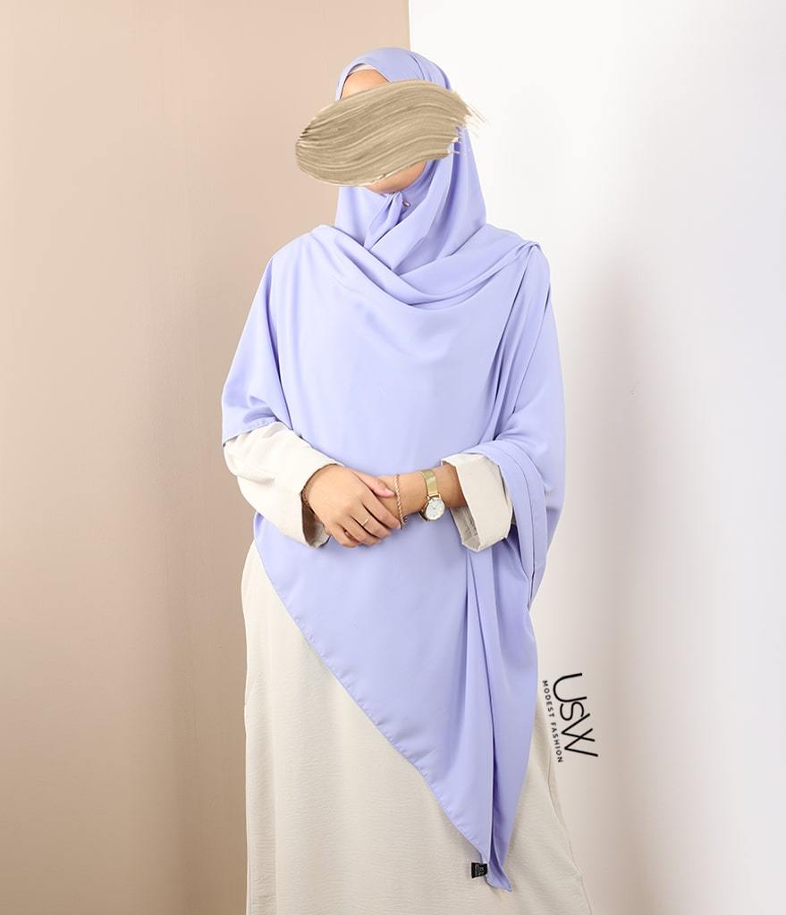 Hijaab XXL Pearl - 125x200 - Periwinkle (lilac)