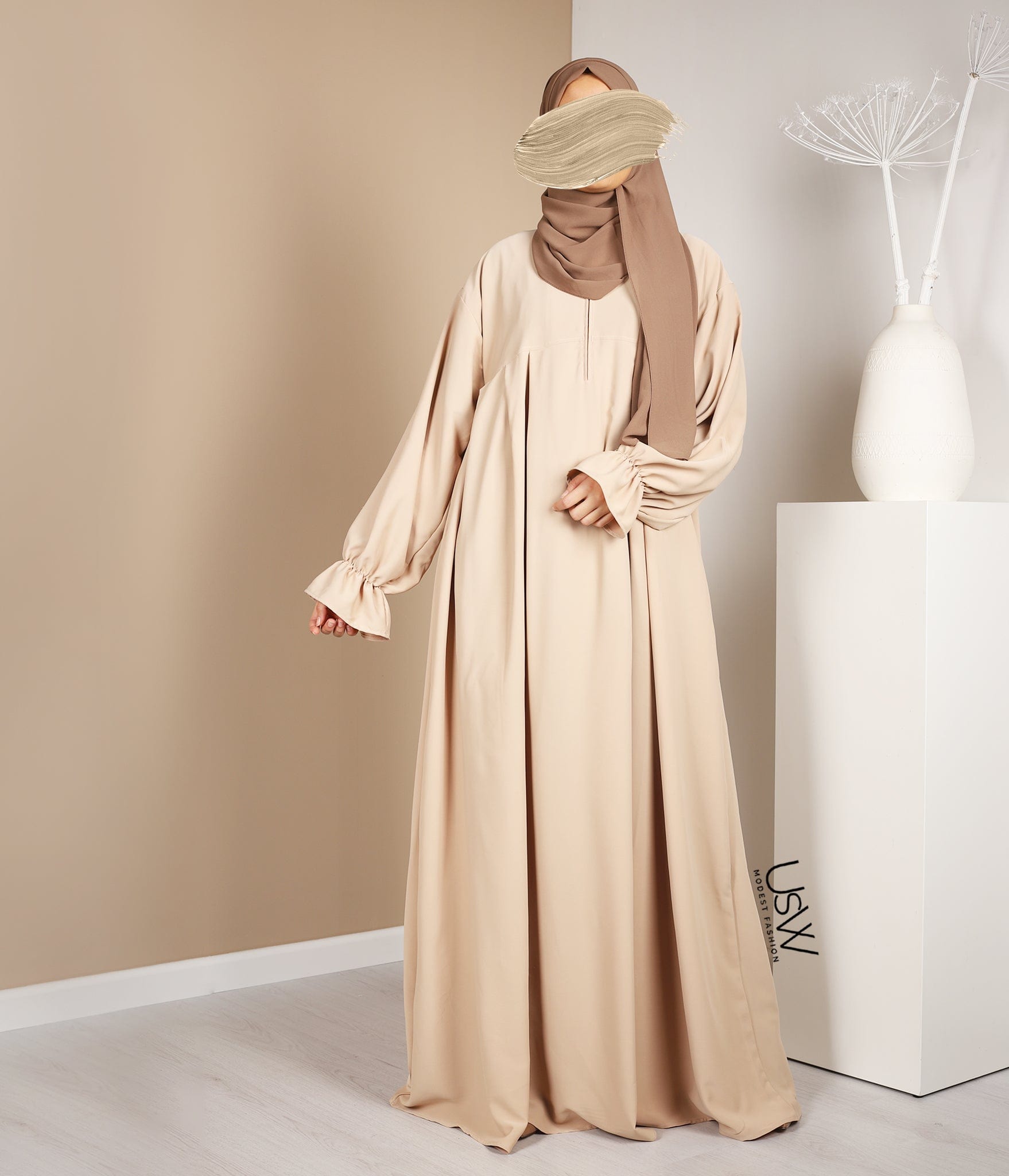 Jilbab Capsule Coll Rubayq - Cream