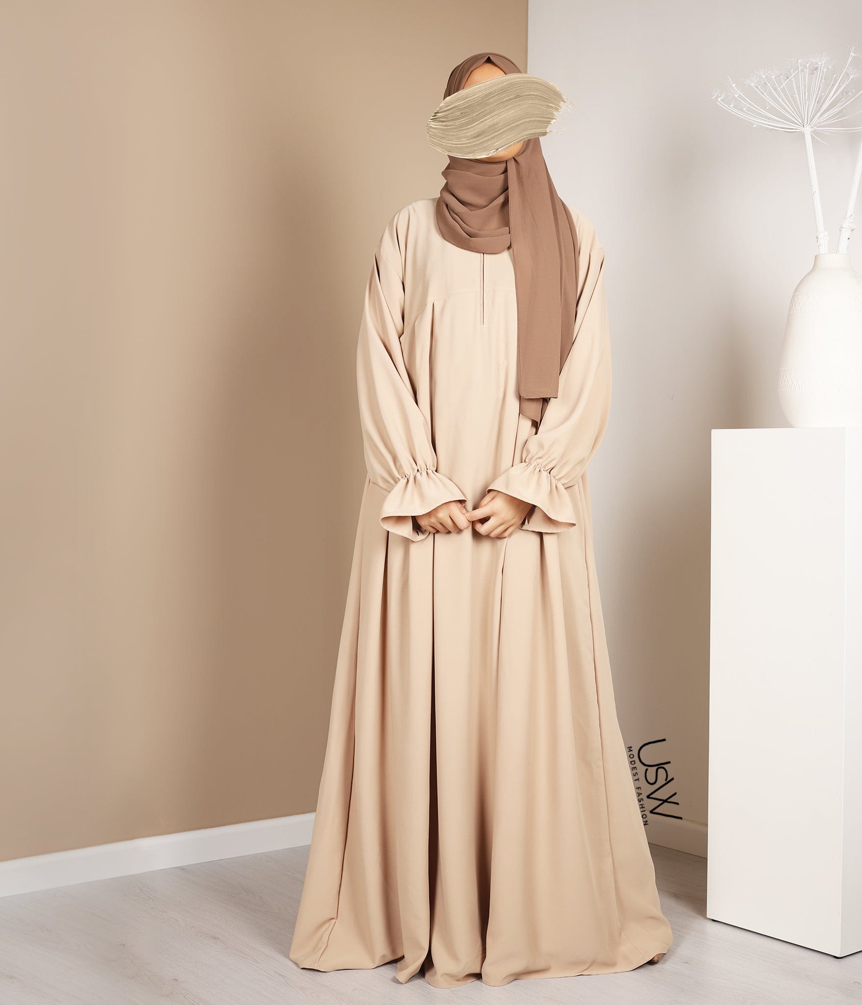 Jilbab Capsule Coll Rubayq - Cream