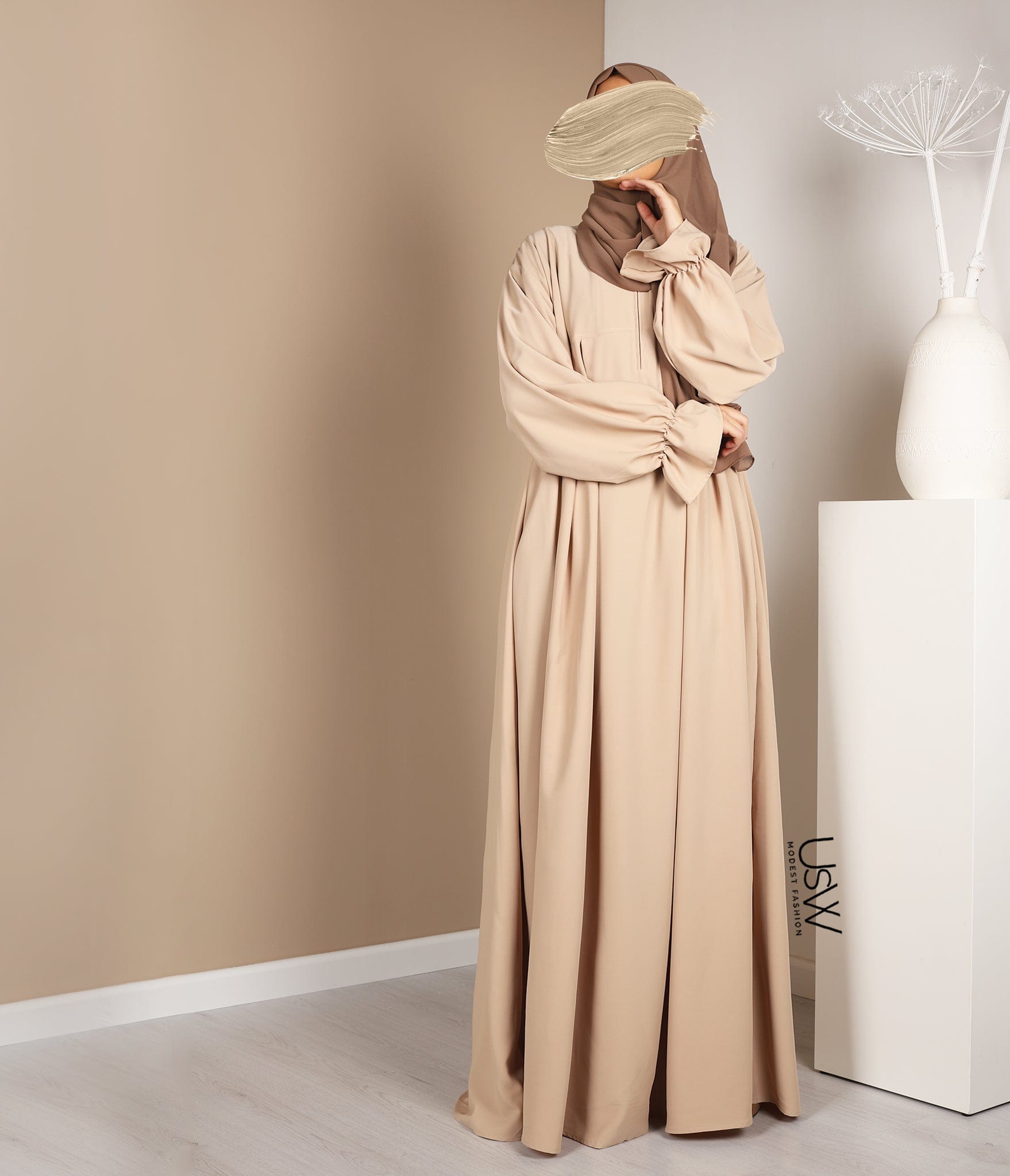 Jilbab Capsule Coll Rubayq - Cream