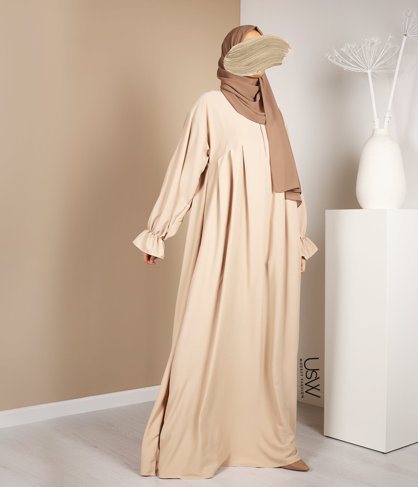 Jilbab Capsule Coll Rubayq - Cream