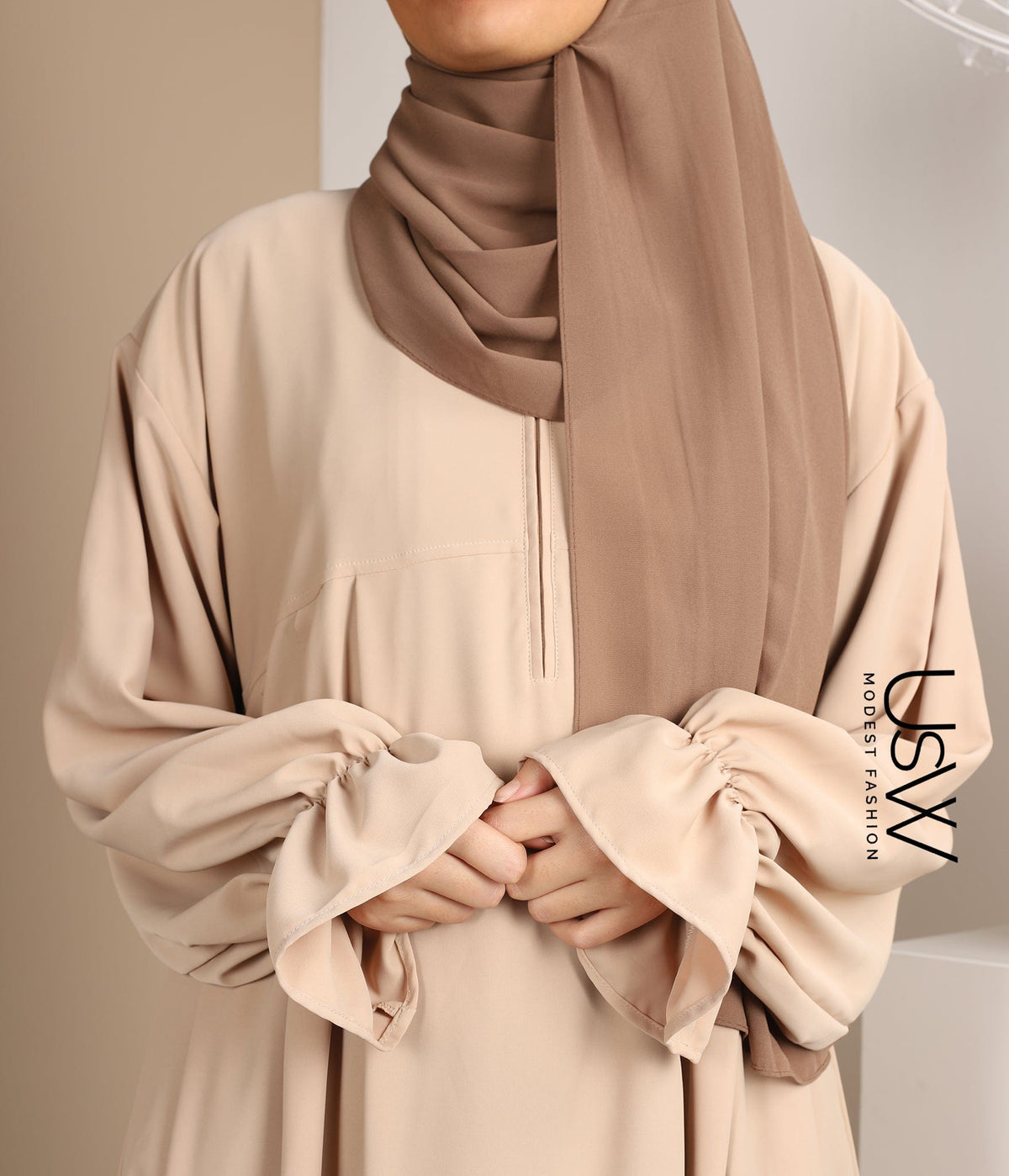 Jilbab Capsule Coll Rubayq - Cream