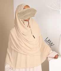 Full Instant Hijaab XL - Nude