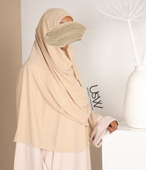 Full Instant Hijaab XL - Nude