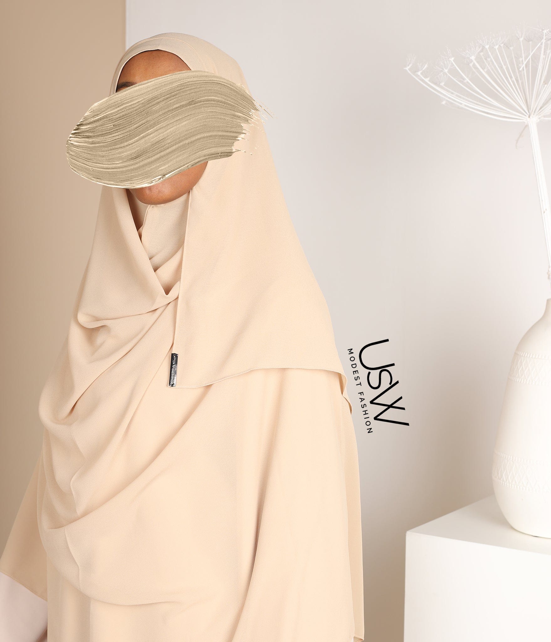 Full Instant Hijaab XL - Nude