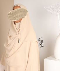 Full Instant Hijaab XL - Nude