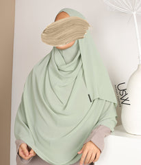 Full Instant Hijaab XL - Pistache