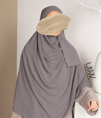Full Instant Hijaab XXL - Dim Grey