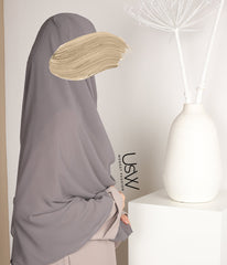 Full Instant Hijaab XXL - Dim Grey