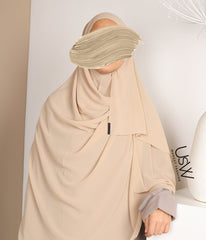 Full Instant Hijaab XXL - Nude