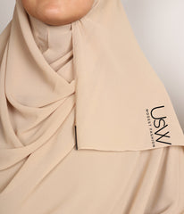 Full Instant Hijaab XXL - Nude