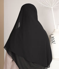 Full Instant Hijaab XL - Black