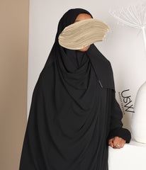 Full Instant Hijaab XXL - Black
