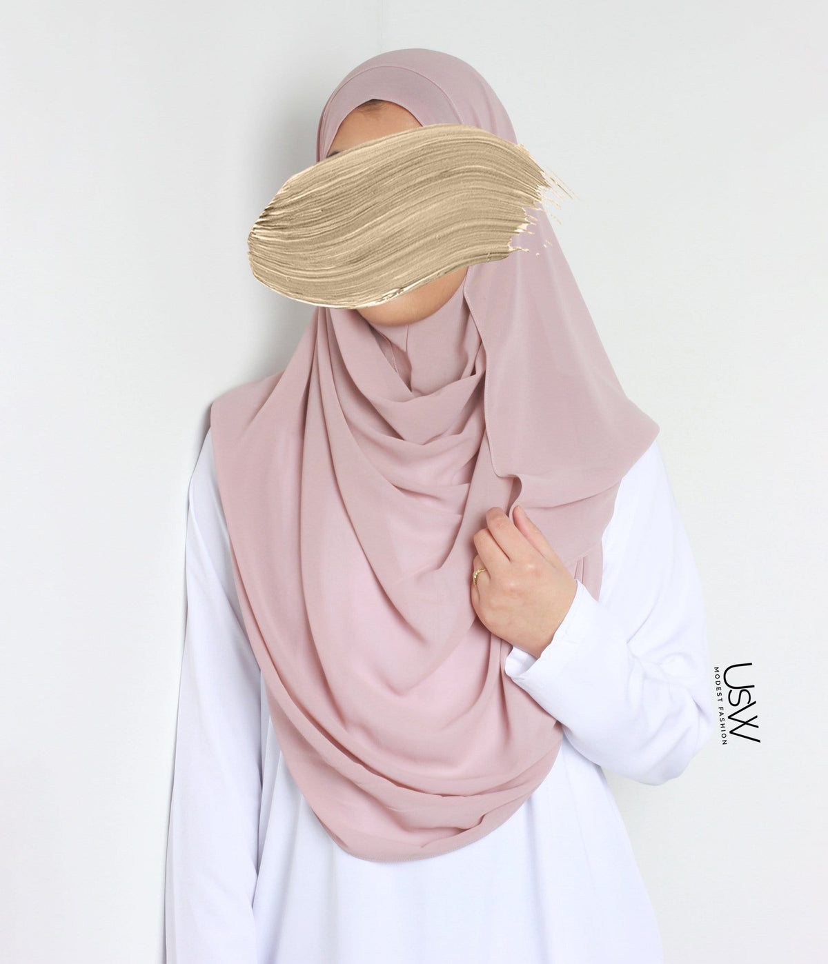 Full Instant Hijaab XL - Mushroom